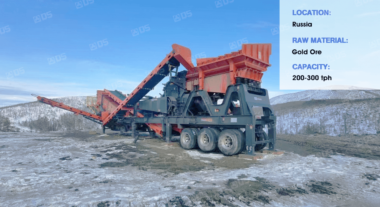 WLF MOBILE CRUSHING AND SCREENING PLANT