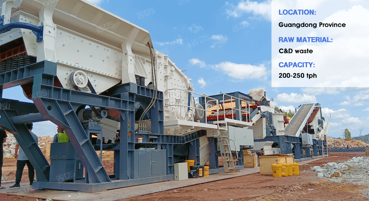 modular crushing and screening plant