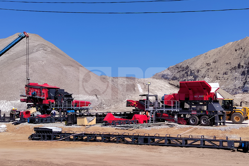 SEMI-MOBILE ORE CRUSHING PLANT