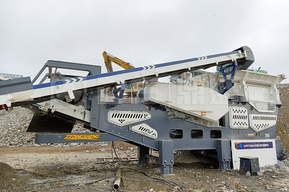 construction waste mobile production line