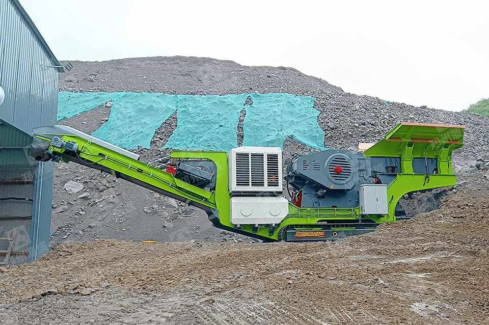 mobile basalt crushing line