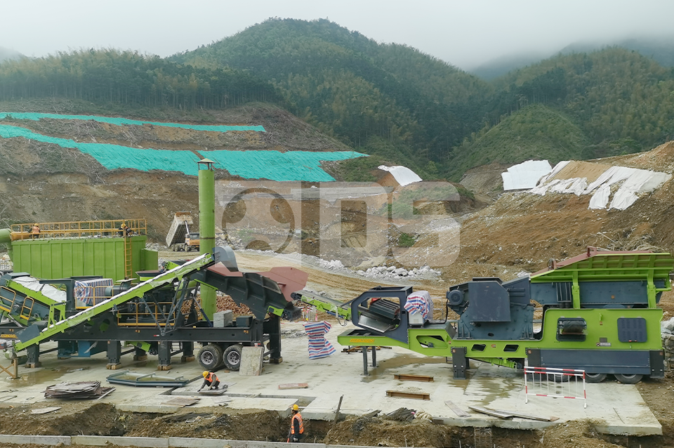 mobile limestone production line