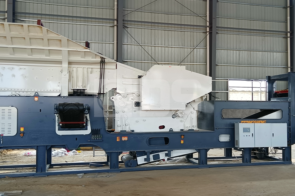 modular hard rock sand making line