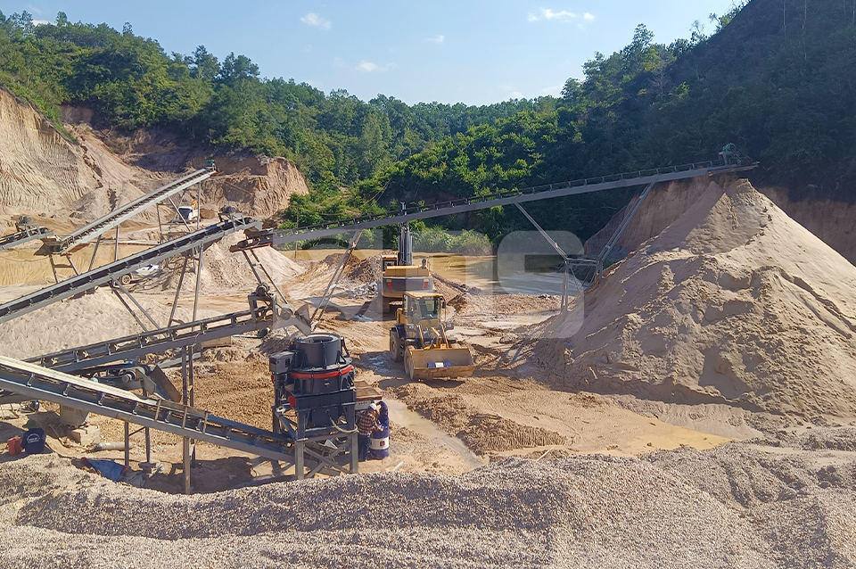 STATIONARY SAND PRODUCTION LINE