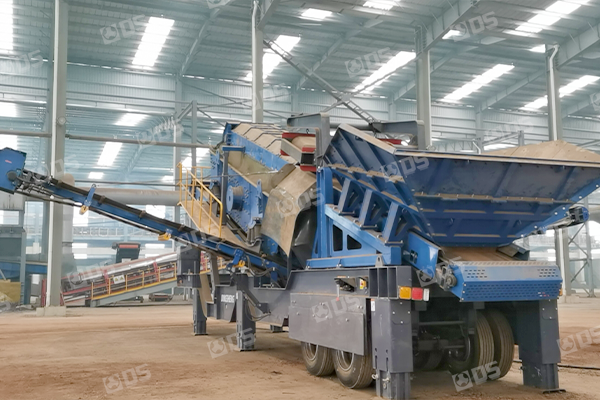 mobile cone crushing station