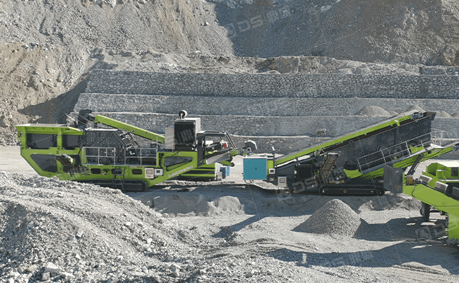 mobile crushing station